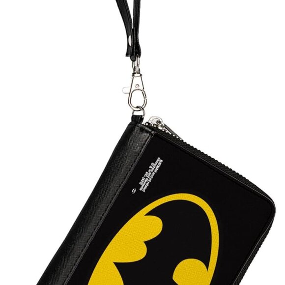 Women's PU Zip Around Wallet Rectangle-Batman, 7.5"x4.5" - Picture 2 of 9